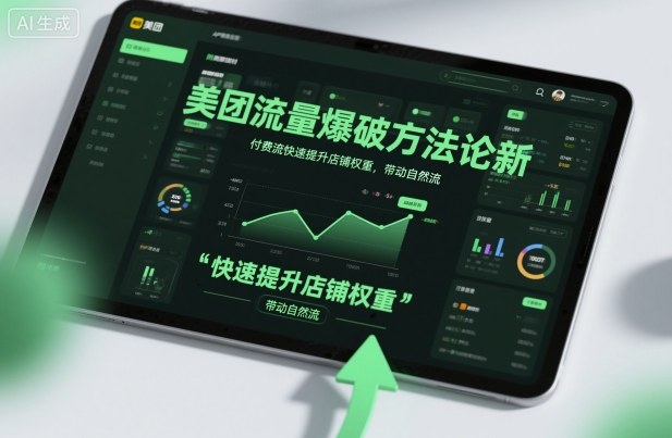 美团流量爆破方法论,付费流快速提升店铺权重,带动自然流-小优资源网