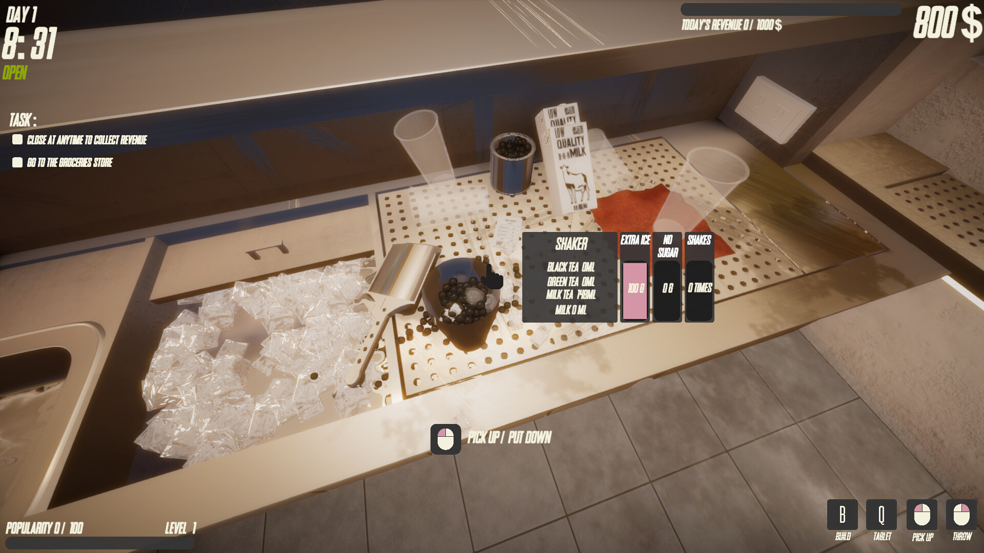 奶茶店模拟器/Boba Tea Shop Simulator-小优资源网